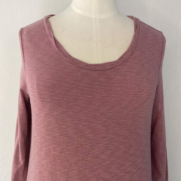 ST TROPEZ MODAL Long sleeve Top Size Small Mauve Excellent Condition - Picture 3 of 8